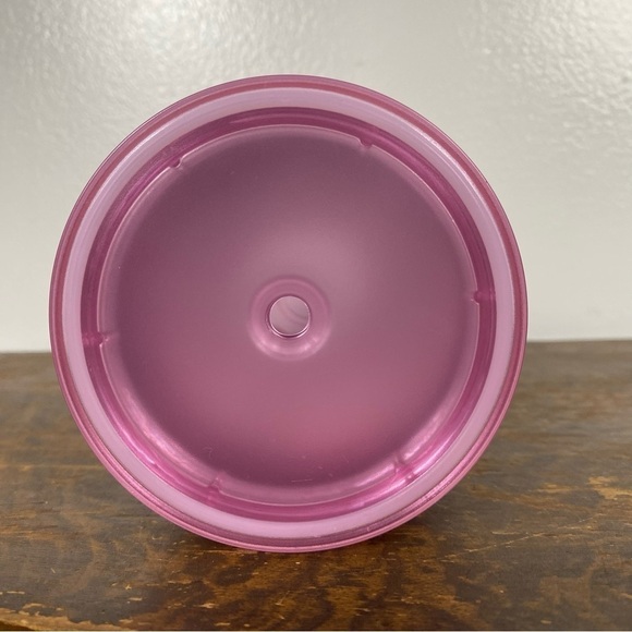 Starbucks/ Disney World pink metallic polka dot tumbler (no straw) 24 fl oz - Picture 5 of 8